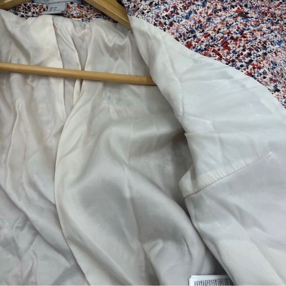 H&M Multi-Coloured Textured Blazer Jacket Women's 8 - Picture 10 of 12